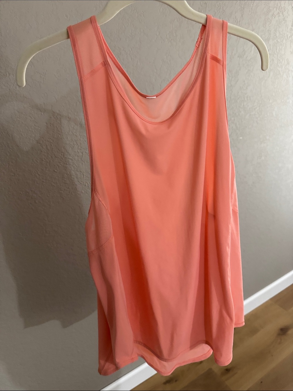 Lululemon Women's Performance Tank Top - Coral Pink - Large